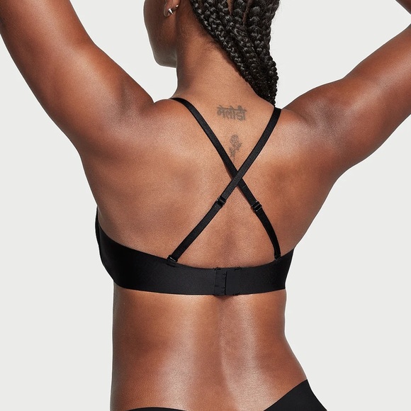 NWT Victoria's Secret Bare Illusions Smooth Uplift Strapless Bra Black 32A - Picture 6 of 7